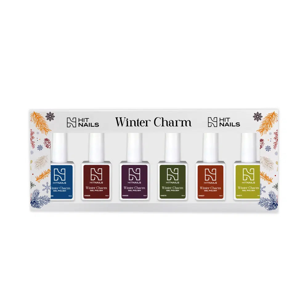 Coleção Verniz Gel Winter Charm II - 6 cores