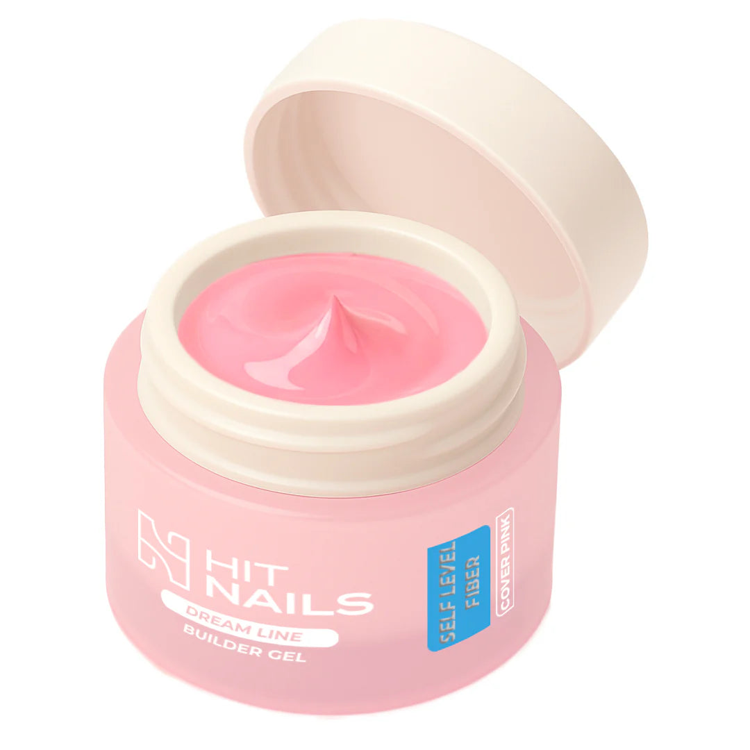 Gel de Construção Dream Line Self Level Fiber - Cover Pink 50g
