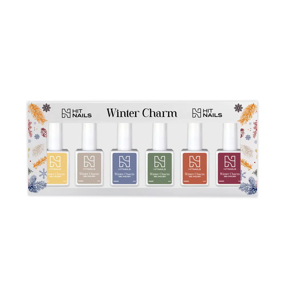 Coleção Verniz Gel Winter Charm - 6 cores