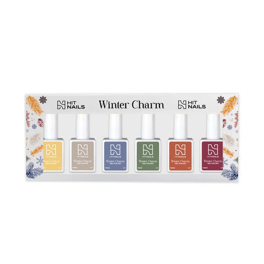 Coleção Verniz Gel Winter Charm - 6 cores