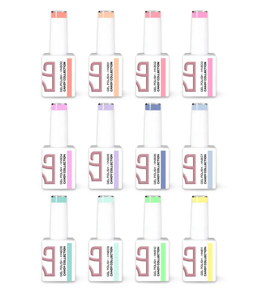 Coleção Verniz Gel Candy Collection - 12 Cores