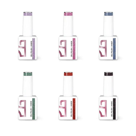 Coleção Verniz Gel Glow Hit - 6 Cores