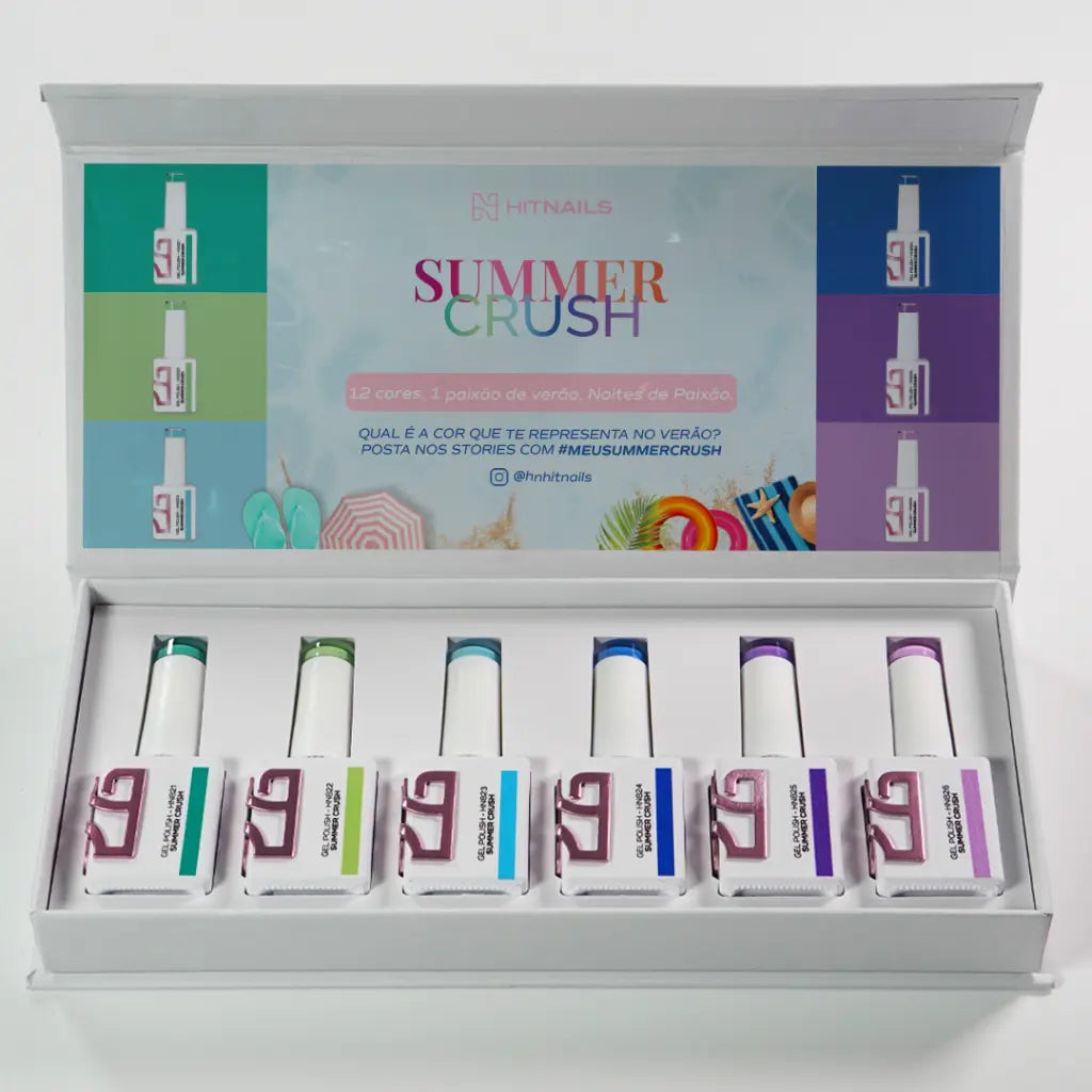 Gel Polish Summer Crush - 12 Cores