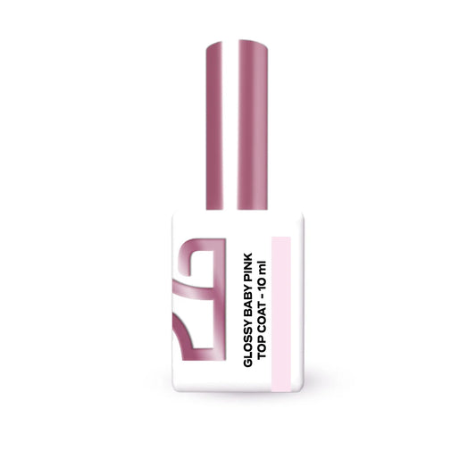 Top Coat - Glossy Baby Pink 10ml