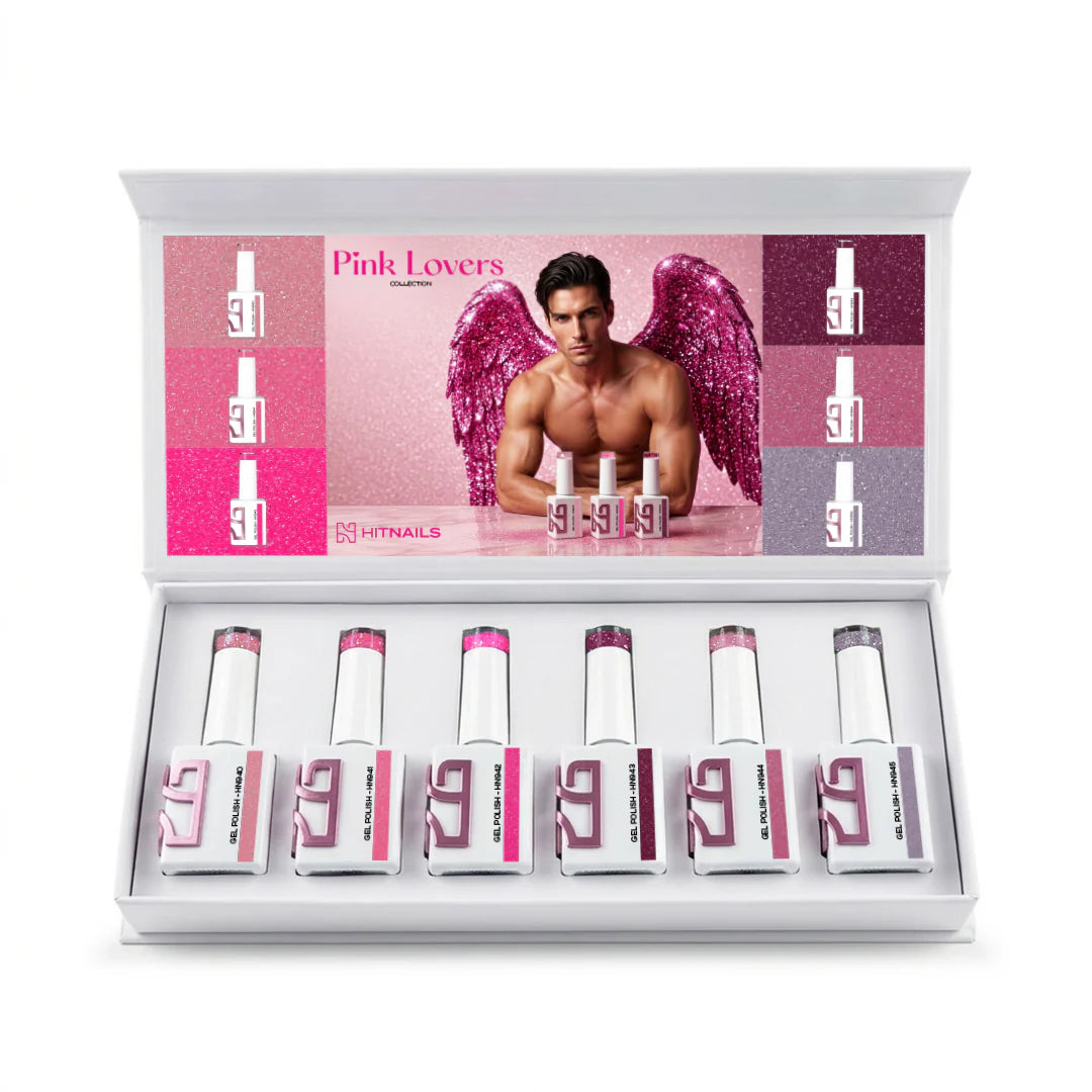 Coleção Verniz Gel Pink Lovers - 6 Cores