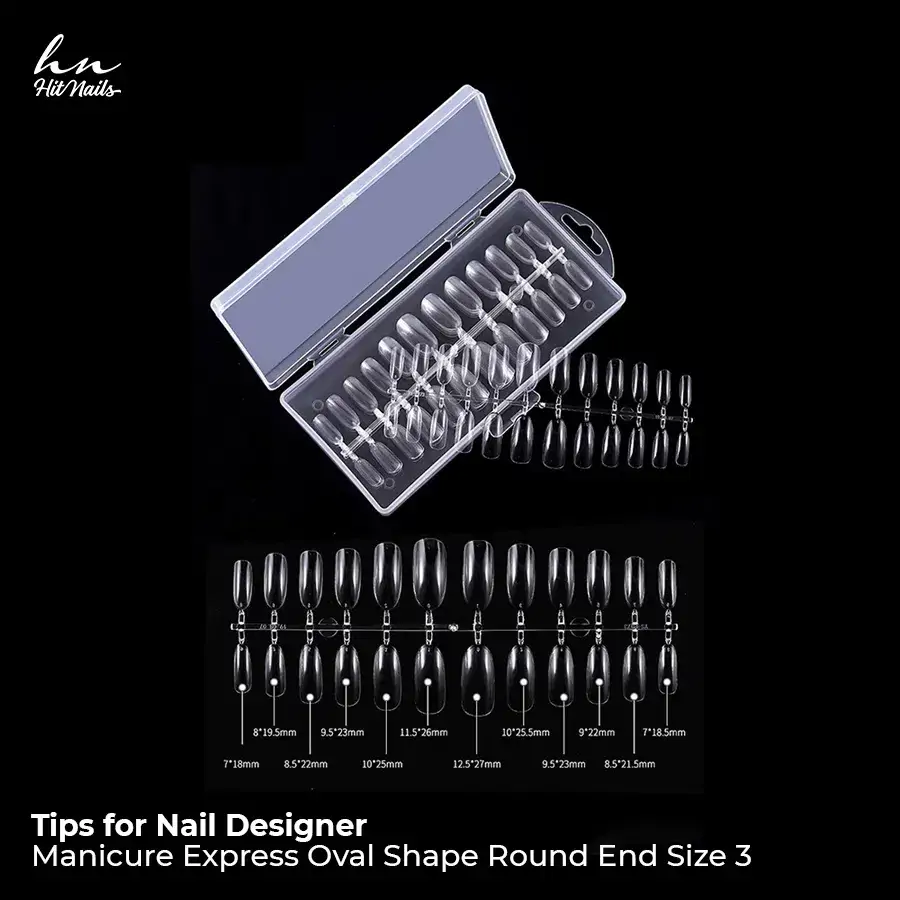 Tips Soft Gel Oval L 240 un.