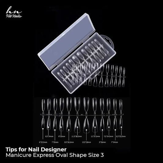 Tips Soft Gel Amêndoa L 240 un.