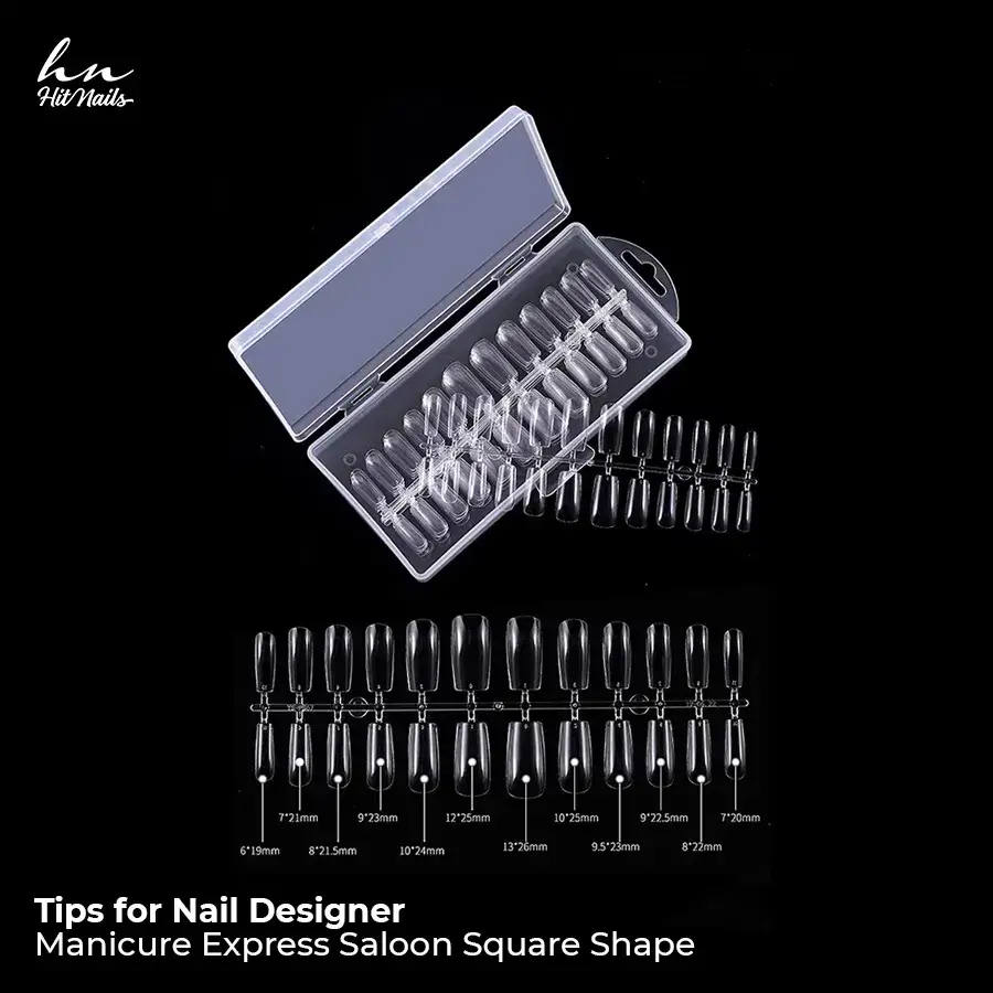 Tips Soft Gel Quadrado S 240 un.