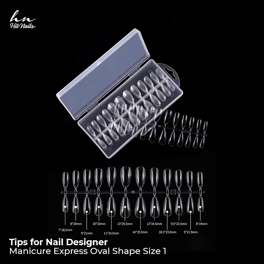 Tips Soft Gel Amêndoa S 240 un.