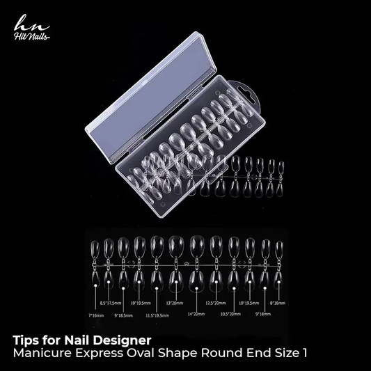 Tips Soft Gel Oval S 240 un.