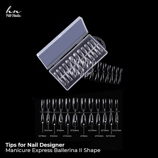 Tips Soft Gel Bailarina M 240 un.